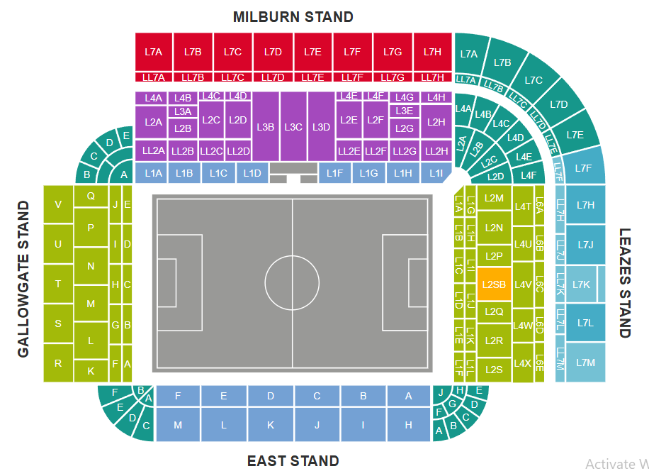 Stadium Map